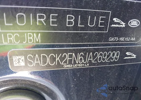 2018 Jaguar F-Pace 20D Prestige from USA, damaged, VIN SADCK2FN6JA269299